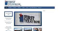 Desktop Screenshot of firsttexasbank.com